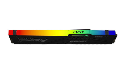Kingston Fury Beast RGB 16GB DDR5 RAM 5600MHz CL40 UDIMM Desktop Memory - Black