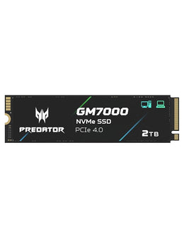 Acer Predator GM7000 2TB M.2 NVMe Gen4 SSD - Up to 7400MB/s | 2GB DRAM Cache | PS5 Compatible High-Performance Internal Solid State Drive