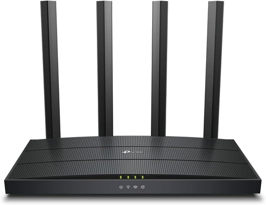 TP-Link AX1500 Archer AX12 Dual-Band Gigabit Wi-Fi 6 Router - Black