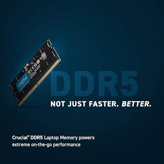 Crucial RAM 16GB DDR5 5200 MHz CL42 SODIMM Laptop Memory