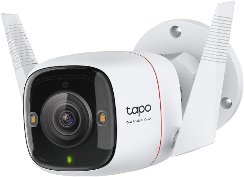 TP-Link ColorPro Tapo C325WB 4MP 2K QHD Weatherproof Outdoor Security Wi-Fi Camera - White
