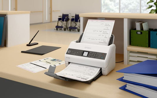 Epson DS-730N Network Color Document Scanner with 100-Sheet ADF Duplex Scanning