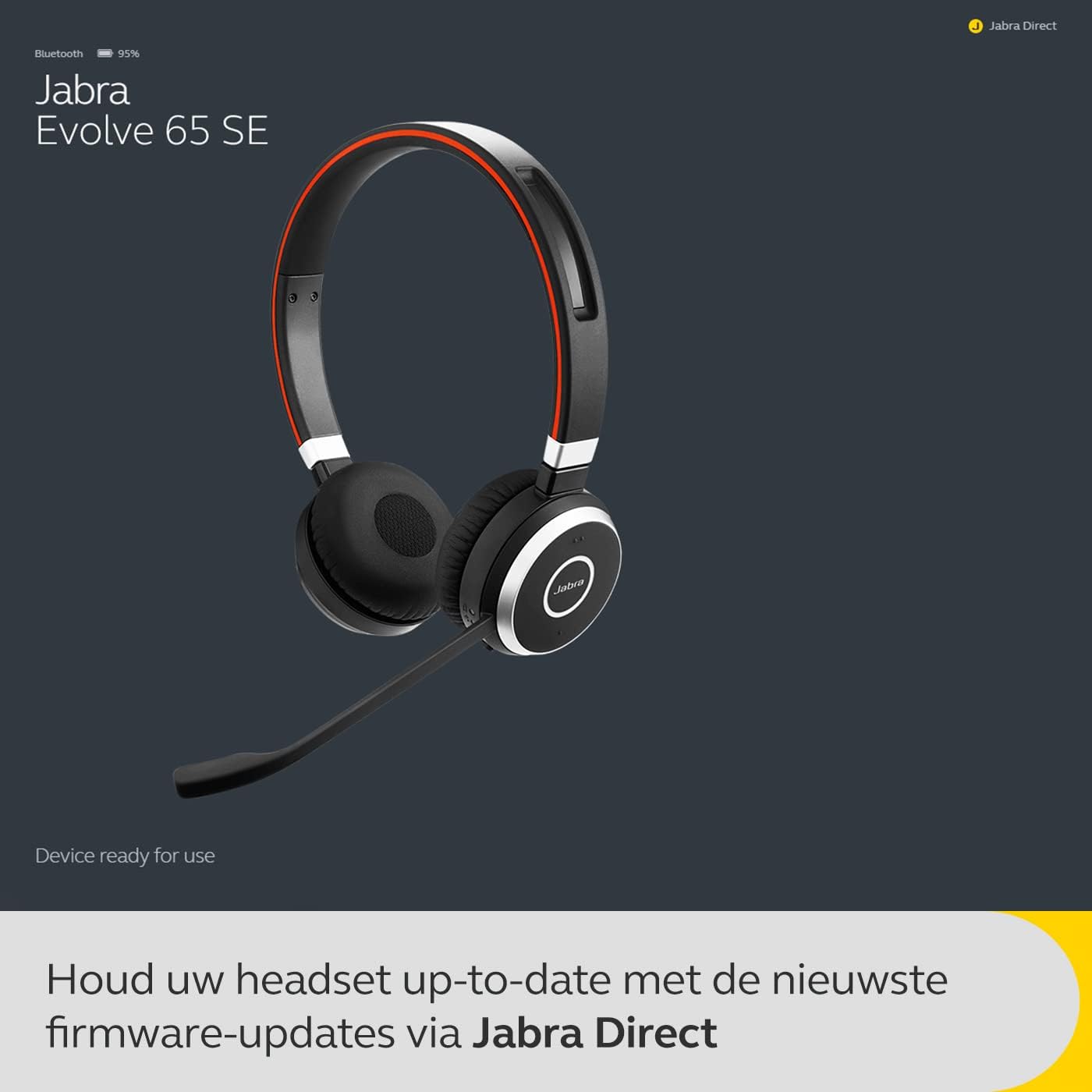JABRA EVOLVE 65 SE DUO Bluetooth Stereo Headset with Mic