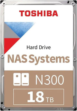 Toshiba N300 18TB 3.5-inch SATA 7200RPM NAS Internal Hard Disk