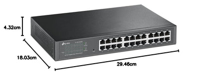 TP-Link TL-SG1024DE 24 Port Gigabit Ethernet Easy Smart Unmanaged Plus Switch