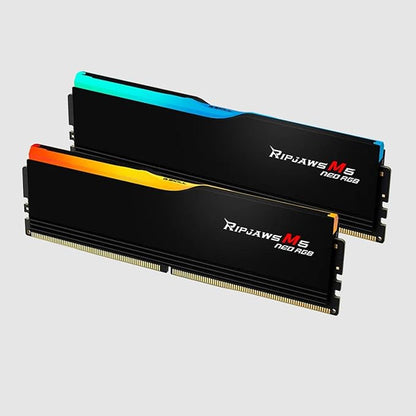 G.Skill Ripjaws M5 Neo RGB (AMD Expo) 32GB (2 x 16GB) DDR5 6000 MHz CL36 Desktop Memory