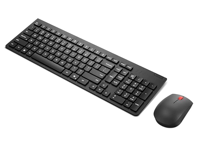 Lenovo 4X31N50708 Essential Wireless Combo Keyboard & Mouse Gen2 Black