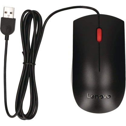 Lenovo essential usb | žična optična črna | 1600 dpi | usb-a | miška 4 Lenovo essential usb miška s kablom in usb priključkom