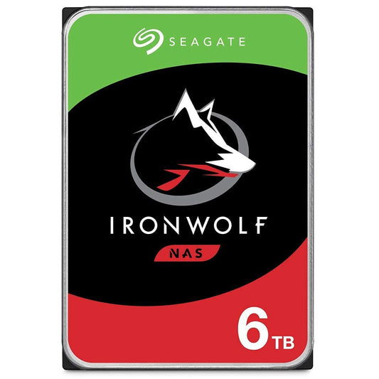 Seagate IronWolf 6TB 3.5 Inch SATA 6Gb/s NAS Internal Hard Disk