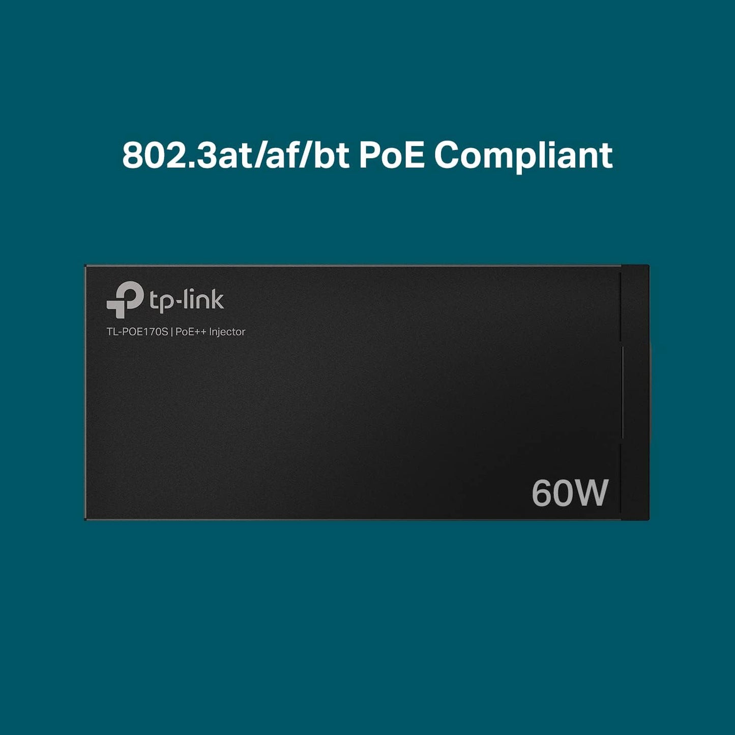 TP-Link Omada TL-POE170S 60W Desktop/Wall-Mount Gigabit PoE++ Injector