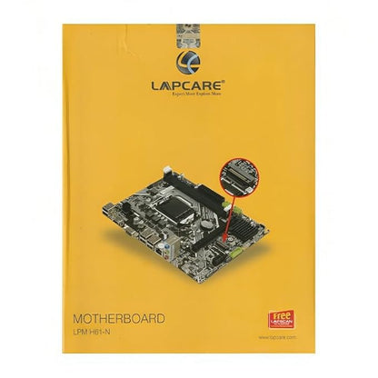 LAPCARE Intel H61 Chipset LGA1155 Socket DDR3 Motherboard with NVME Slot