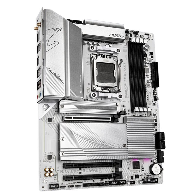 GIGABYTE B650 AORUS ELITE AX ICE Wi-Fi 6E Ultra Durable AMD AM5 DDR5 ATX Motherboard