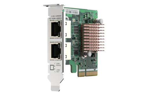 QNAP QXG-2G2T-I225 Dual Port 2.5GbE PCIe Network Expansion Card