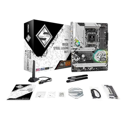 ASRock B650E Steel Legend Wi-Fi AMD AM5 DDR5 7600+ OC ATX Motherboard-tpstech.in
