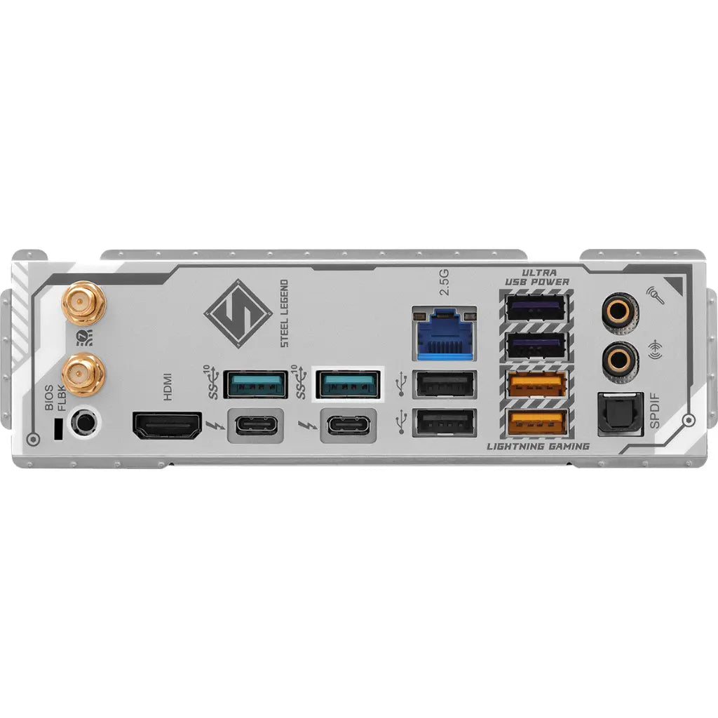 ASRock Z890 Steel Legend WiFi 7 Intel Z890 LGA1851 DDR5 ATX Motherboard-tpstech.in