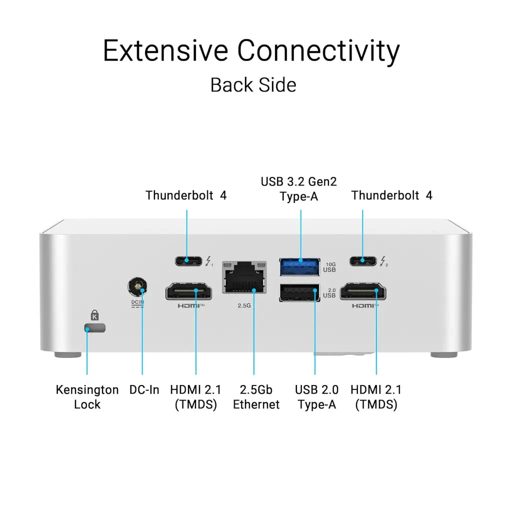ASUS NUC 15 Pro Plus Mini PC Intel Core Ultra 9 Barebone/Mini PC with Wi-Fi-tpstech.in