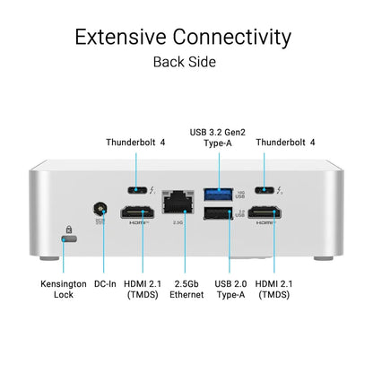 ASUS NUC 15 Pro Plus Mini PC Intel Core Ultra 9 Barebone/Mini PC with Wi-Fi-tpstech.in