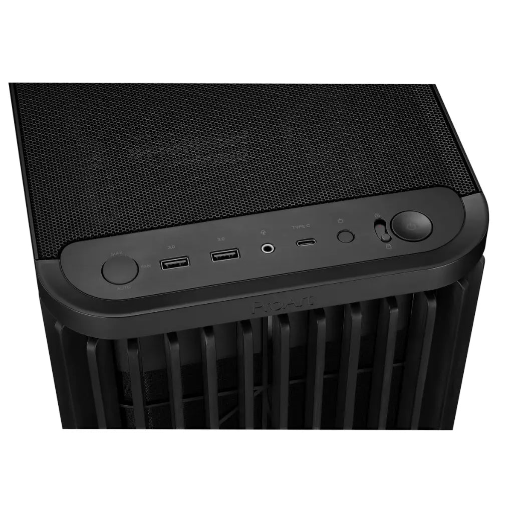 ASUS ProArt PA401 Tempered Glass ATX Mid Tower Computer Case Wood Edition-tpstech.in