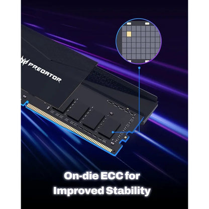 Acer Predator Pallas II 32GB (16GBx2) DDR5 6000MHz CL36 288-Pin Gaming Desktop Memory-tpstech.in