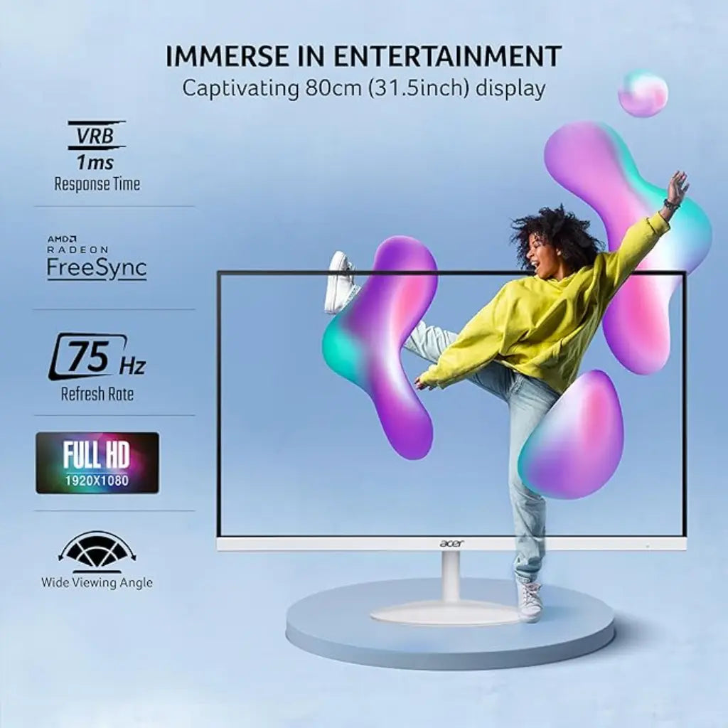 Acer SA322Q 31.5" 75 Hz 1 ms IPS Ultra-Slim Gaming Monitor FreeSync-tpstech.in