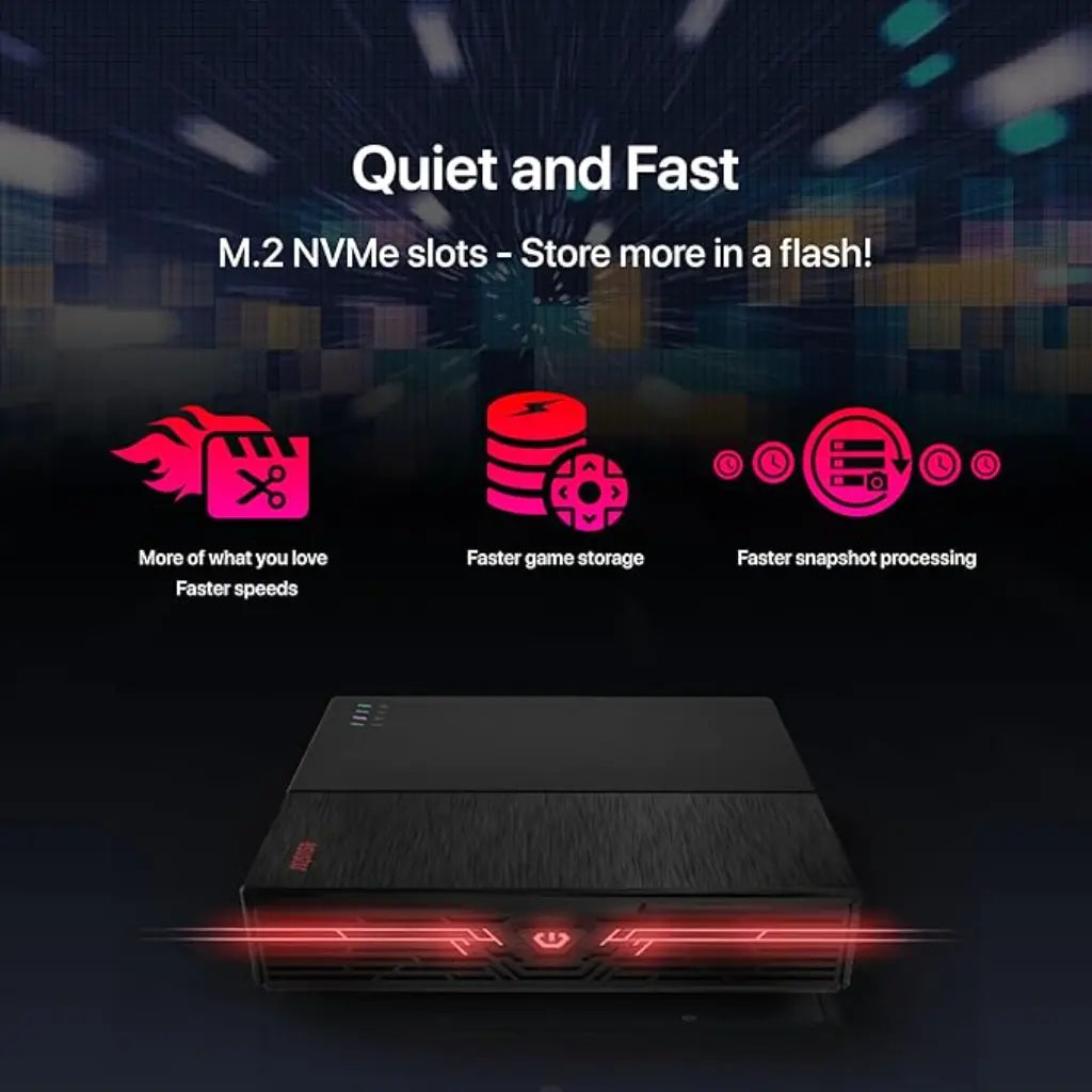 Asustor Flashstor 6 FS6706T 6 Bay M.2 NVMe SSD NAS-tpstech.in