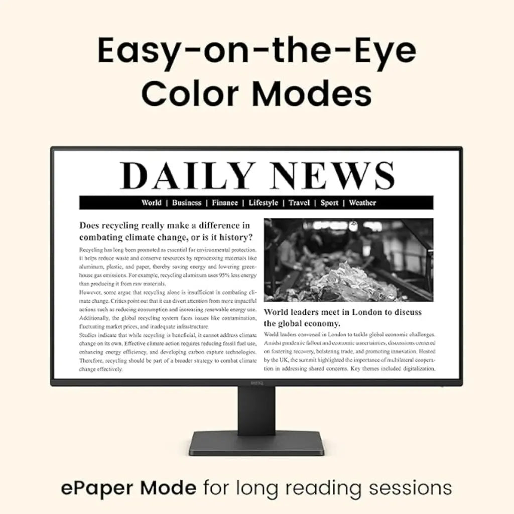 BenQ GW2491 23.8" 100Hz 99% sRGB Full HD IPS Monitor with Eye-Care Technology-tpstech.in