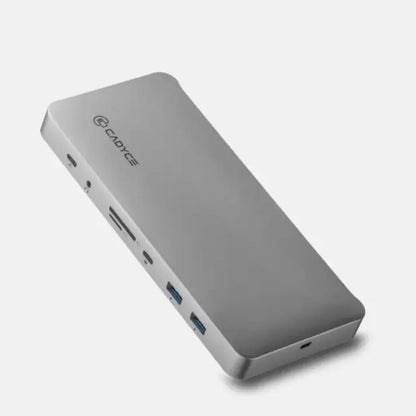 Cadyce CA-C3PDS USB-C™ Professional Docking Station Dual HDMI (4K & 2K) 5 USB 3.0 Ports SD/MicroSD Slot-tpstech.in