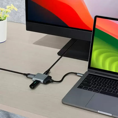 Cadyce CA-CHM60 USB-C 3.1 to HDMI 4K@60Hz Multi-Port Converter with USB 3.0-tpstech.in