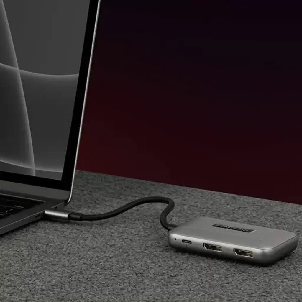 Cadyce CA-DUDP8K USB-C to Dual Display Port Converter 8K@30Hz Single / 4K@60Hz Dual