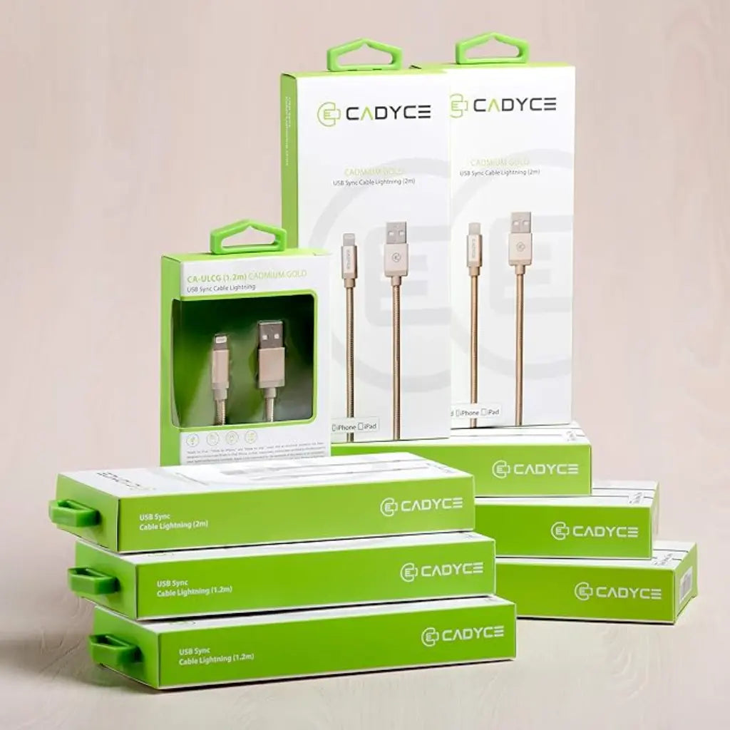 Cadyce CA-ULCG USB Sync Lightning Cable for iPod, iPhone & iPad - 2M-tpstech.in