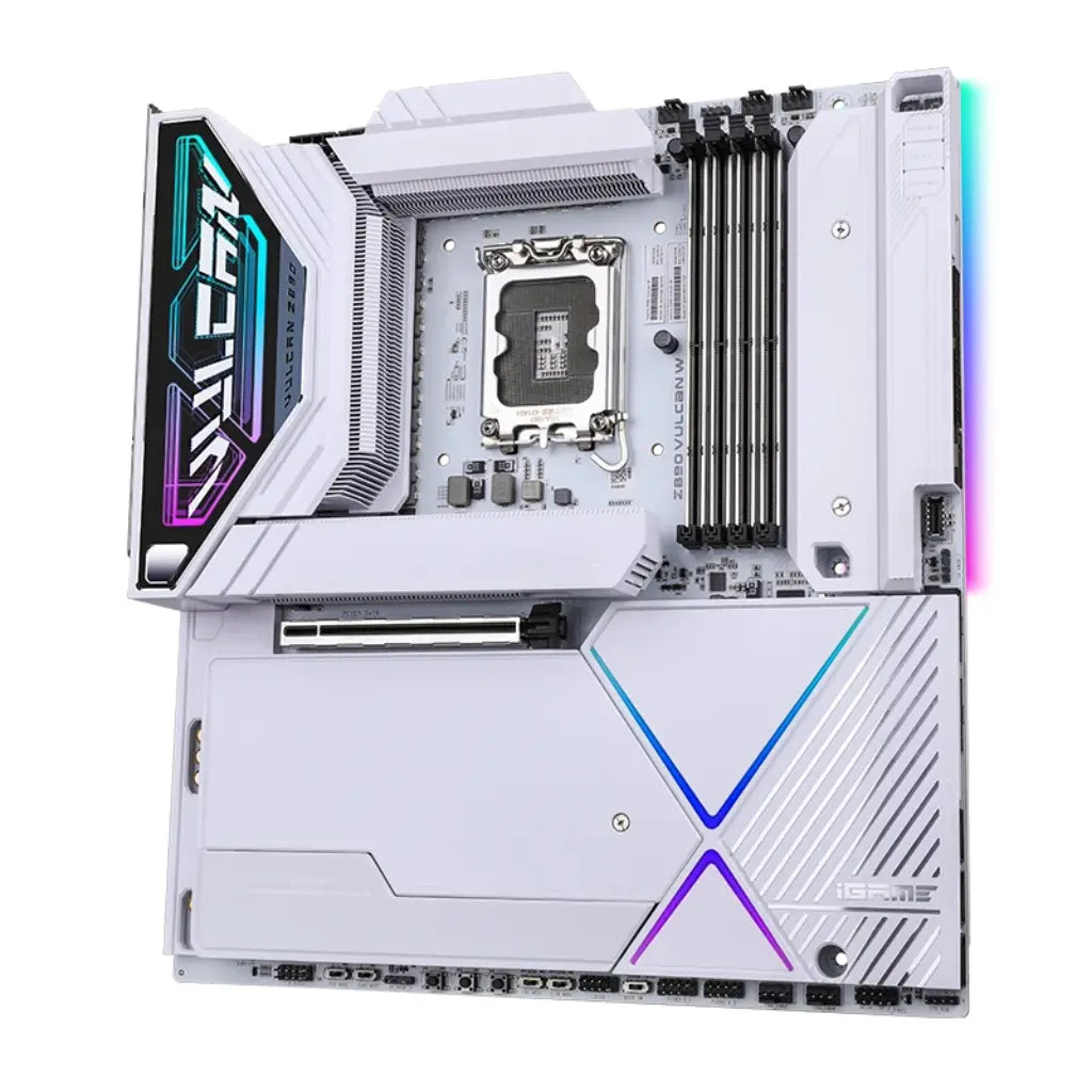 Colorful iGame Z890 Vulcan W V20 WiFi7 Intel Z890 LGA1851 DDR5 EATX Motherboard-tpstech.in