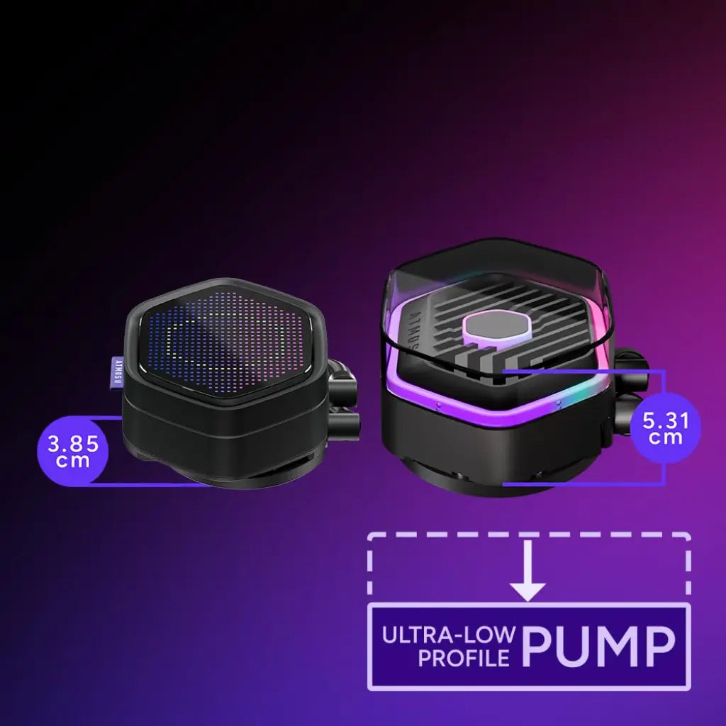 Cooler Master MasterLiquid Atmos II Pixel LED 240mm ARGB AIO Liquid CPU Cooler - Black-tpstech.in
