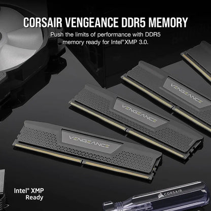 Corsair Vengeance 96GB (4x24GB) DDR5 RAM 5600MHz CL40 Desktop Memory Kit - Black-tpstech.in