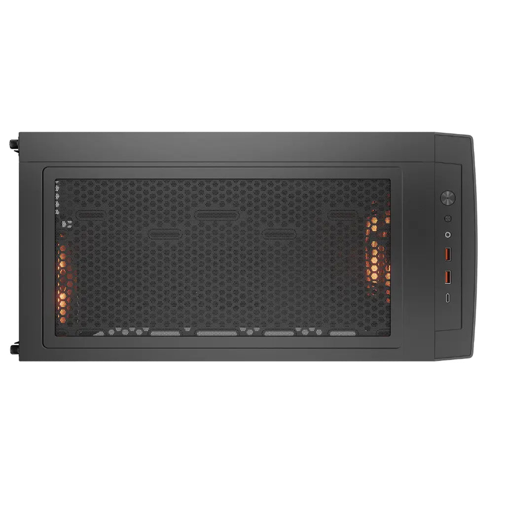 Cougar Airface Eco RGB Mid Tower PC Case with Dual 180mm ARGB PWM Fans - Black-tpstech.in