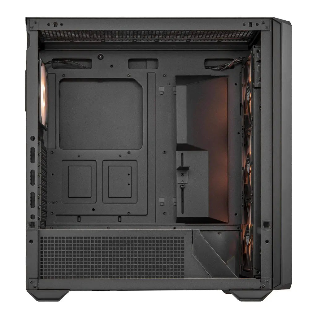 Cougar MX600 RGB CGR-57C9B-RGB ATX Full Tower PC Case with Tempered Glass 4 ARGB PWM Fans - Black-tpstech.in
