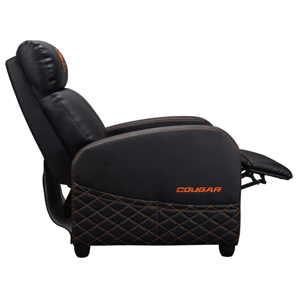 Cougar Ranger Elite Gaming Sofa Recliner 160° Adjustable Backrest Side Storage Pocket-tpstech.in