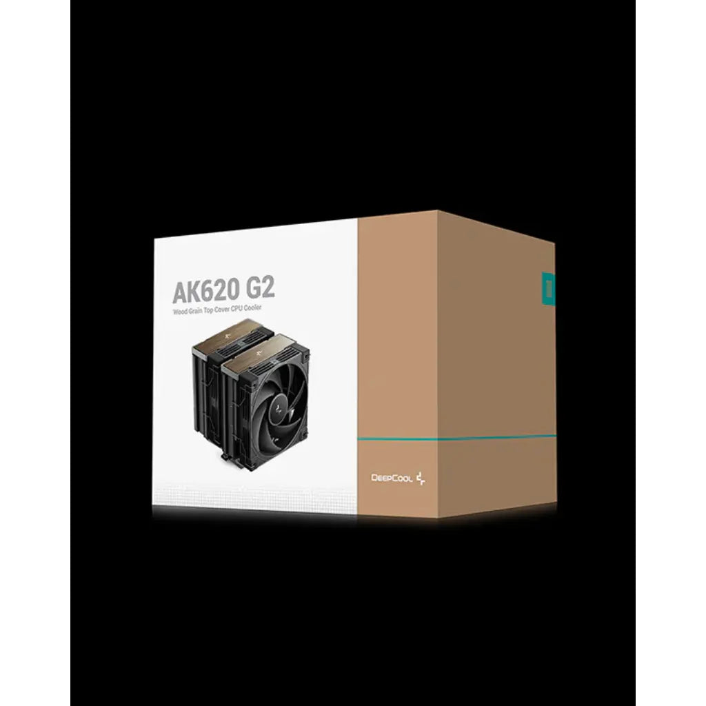 DeepCool AK620 G2  Wood Grain Dual‑Tower with 6 Copper Heat Pipes CPU Air Cooler-tpstech.in