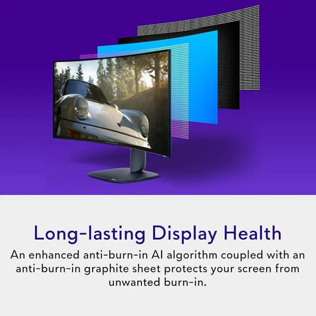 Dell Alienware AW3425DW 34" 240Hz 0.03ms WQHD Curved QD-OLED Gaming Monitor-tpstech