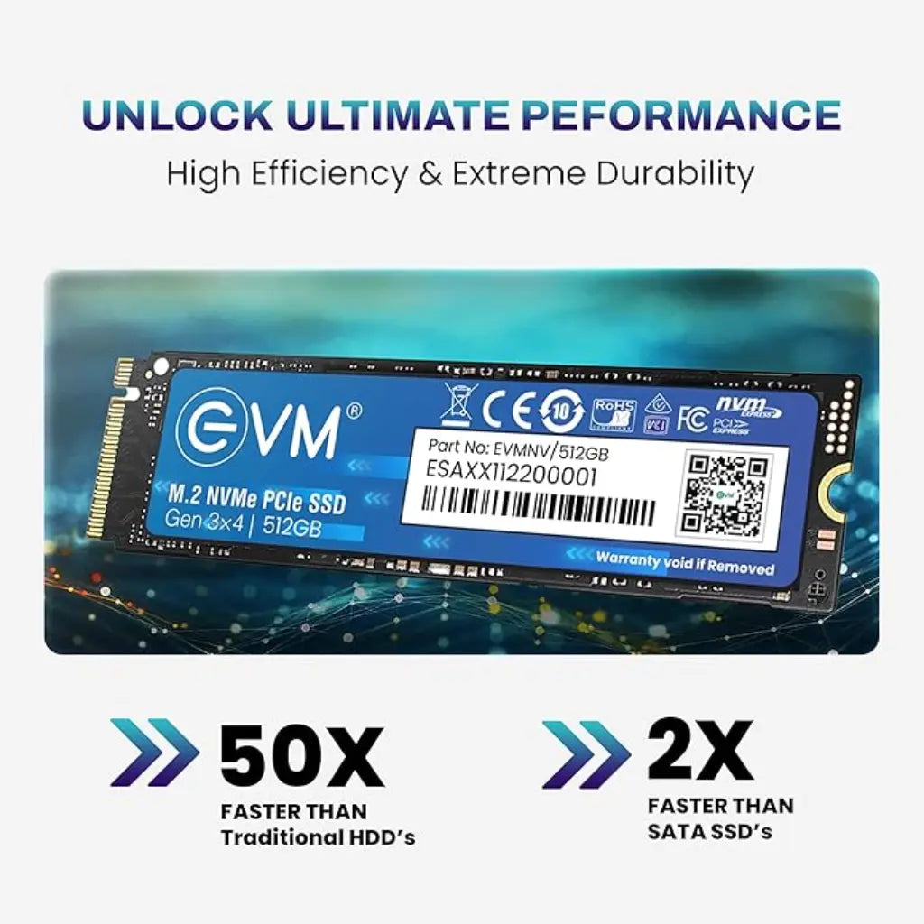 EVM 512GB M.2 NVMe PCIe Gen 3x4 Internal Solid State Drive-tpstech.in