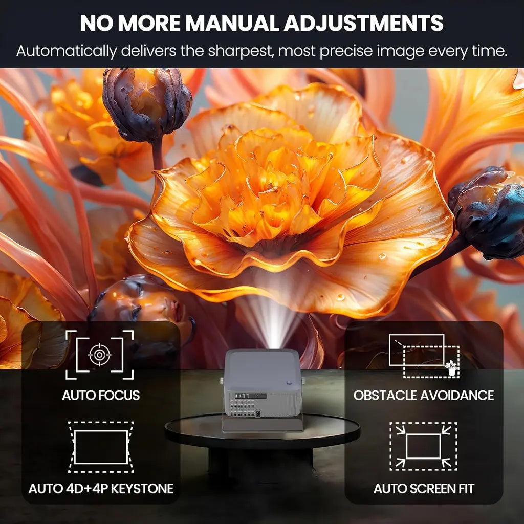 Egate Zen 12X Full HD 1080p Projector with Google TV 1200 ISO Lumens-tpstech.in