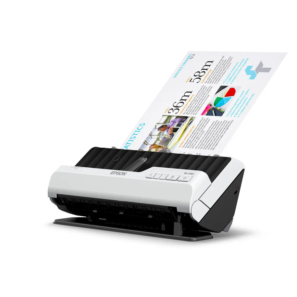 Epson WorkForce DS-C330 Ultra-Compact A4 Sheet-fed Document Scanner-tpstech.in