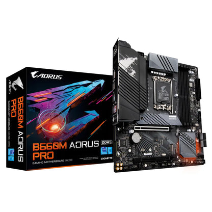Gigabyte B660M AORUS PRO Intel B660 LGA1700 DDR5 Micro-ATX Motherboard -tpstech.in