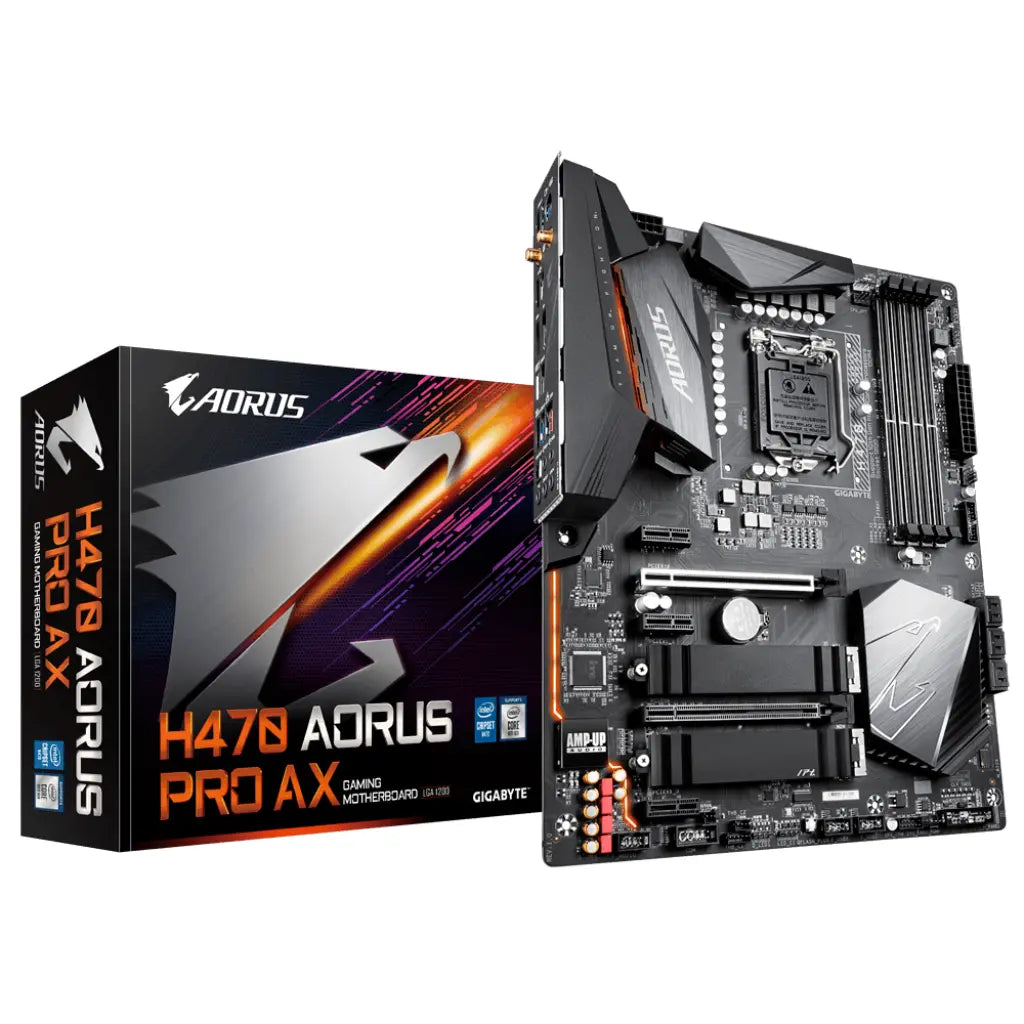 Gigabyte H470 AORUS PRO AX Wi-Fi 6 Intel H470 LGA1200 DDR4 ATX Motherboard-tpstech.in