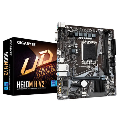 Gigabyte H610M H V2 Intel H610 LGA1700 DDR5 Micro-ATX Motherboard-tpstech.in