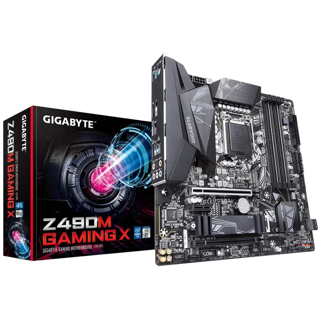 Gigabyte Z490M Gaming X Intel Z490 LGA1200 DDR4 Micro-ATX Motherboard -tpstech.n