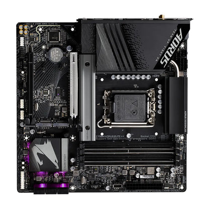 Gigabyte Z790M AORUS ELITE AX Wi-Fi 6E Intel Z790 LGA1700 DDR5 Micro-ATX Motherboard-tpstech.in