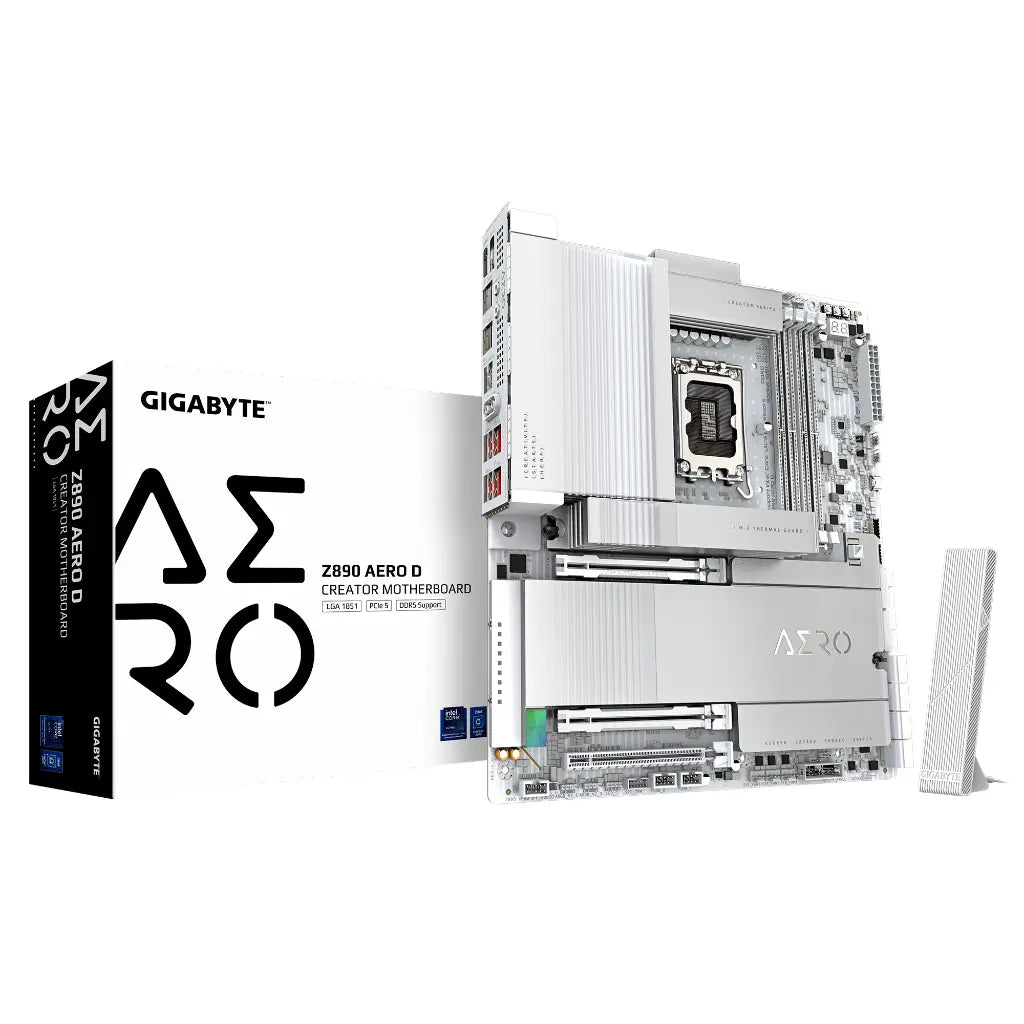 Gigabyte Z890 AERO D WiFi Intel Z890 LGA1851 DDR5 ATX Motherboard-tpstech.in