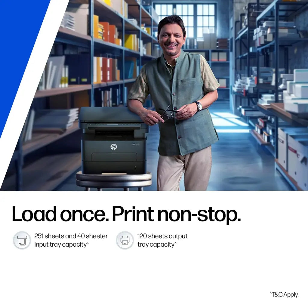 HP Laser MFP 323D Monochrome Multifunction Laser Printer with Auto Duplex Printing-tpstech.in