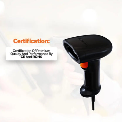 Honeywell Impact IHS520X 2D Barcode Scanner Wired Long‑Range High‑Speed Durable USB Scanner-tpstech.in