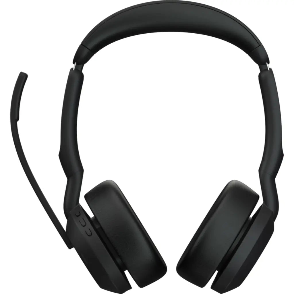 Jabra Evolve2 55 UC Stereo Bluetooth Wireless Headset with ANC & USB‑C Adapter-tpstech.in